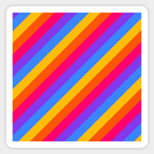 Striped - Bright Sticker